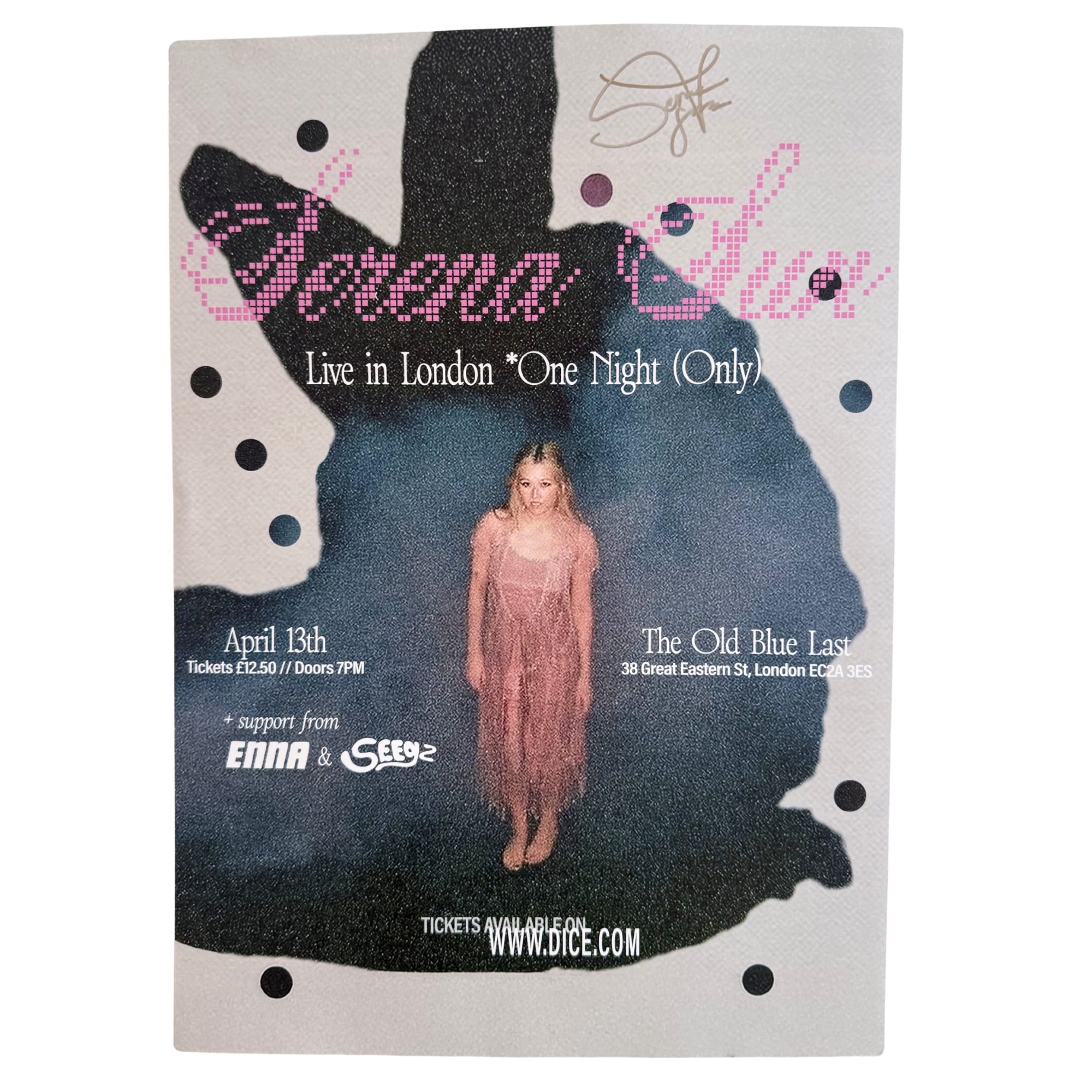 Signed London Headline Poster
